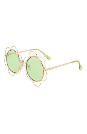 Детские солнцезащитные очки MONNALISA зеленого цвета, арт. 499044 | Фото 1