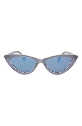 Детские солнцезащитные очки MONNALISA синего цвета, арт. 179004 | Фото 2 (Материал: Пластик)