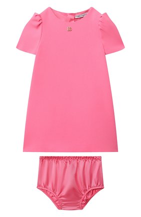Женский комплект из платья и шорт DOLCE & GABBANA розового цвета, арт. L23DA0/FUUAY | Фото 1