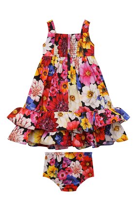 Женский комплект из платья и шорт DOLCE & GABBANA разноцветного цвета, арт. L22DG1/HS5MX | Фото 2