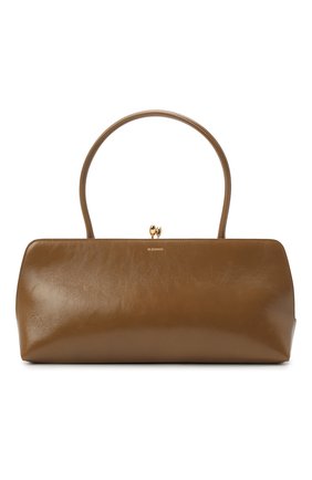 Женская сумка goji medium JIL SANDER светло-коричневого цвета по цене 207500 руб., арт. JSPU852369-WUB69118N | Фото 1 Женская сумка goji medium JIL SANDER светло-коричневого цвета, арт. JSPU852369-WUB69118N | Фото 1 (Сумки-технические: Сумки top-handle; Размер: medium; Материал: Натуральная кожа)