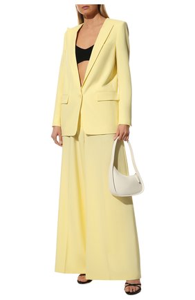 Женский шерстяной жакет STELLA MCCARTNEY цвета по цене 119500 руб., арт. 604329/SSA36 | Фото 2 Женский шерстяной жакет STELLA MCCARTNEY цвета, арт. 604329/SSA36 | Фото 2 (Рукава: Длинные; Длина (для топов): Удлиненные; Материал подклада: Вискоза; Материал внешний: Шерсть; Стили: Гламурный; Случай: Повседневный; Женское Кросс-КТ: Жакет-одежда; 1-2-бортные: Однобортные)
