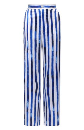 Женские брюки POLO RALPH LAUREN голубого цвета, арт. 211868643 | Фото 1 (Материал внешний: Синтетический материал; Длина (брюки, джинсы): Стандартные; Стили: Кэжуэл; Женское Кросс-КТ: Брюки-одежда; Силуэт Ж (брюки и джинсы): Широкие)
