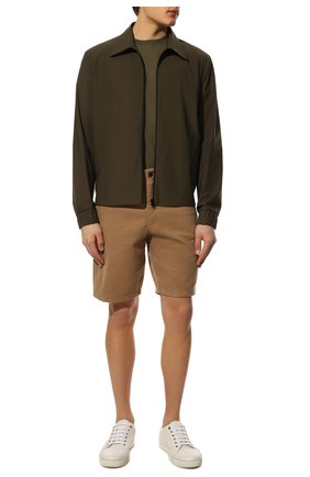 Мужские хлопковые шорты BOGNER бежевого цвета по цене 24500 руб., арт. 14227223 | Фото 2 Мужские хлопковые шорты BOGNER бежевого цвета, арт. 14227223 | Фото 2 (Материал внешний: Хлопок; Длина Шорты М: До колена; Мужское Кросс-КТ: Шорты-одежда; Стили: Кэжуэл; Принт: Без принта; Случай: Формальный)