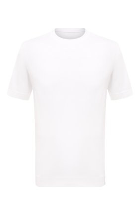 Мужская хлопковая футболка CIRCOLO 1901 белого цвета, арт. CN3431SS | Фото 1 (Материал внешний: Хлопок; Рукава: Короткие; Длина (для топов): Стандартные; Принт: Без принта; Стили: Кэжуэл)