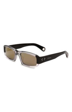 Женские солнцезащитные очки JACQUEMUS серого цвета по цене 41700 руб., арт. LES LUNETTES ALTU MULTI BLACK | Фото 1 Женские солнцезащитные очки JACQUEMUS серого цвета, арт. LES LUNETTES ALTU MULTI BLACK | Фото 1 (Кросс-КТ: С/з-унисекс; Тип очков: С/з; Оптика Гендер: оптика-унисекс)
