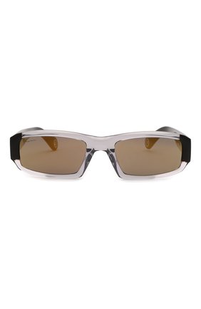 Женские солнцезащитные очки JACQUEMUS серого цвета по цене 41700 руб., арт. LES LUNETTES ALTU MULTI BLACK | Фото 4 Женские солнцезащитные очки JACQUEMUS серого цвета, арт. LES LUNETTES ALTU MULTI BLACK | Фото 4 (Кросс-КТ: С/з-унисекс; Тип очков: С/з; Оптика Гендер: оптика-унисекс)