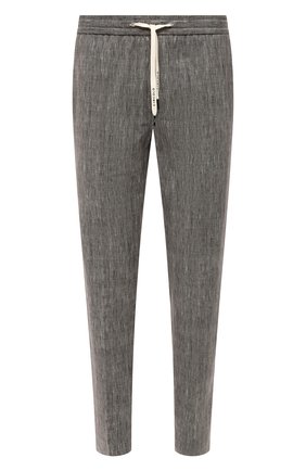 Мужские хлопковые брюки CIRCOLO 1901 серого цвета, арт. CN3486SB | Фото 1 (Длина (брюки, джинсы): Стандартные; Материал внешний: Хлопок; Случай: Повседневный; Стили: Кэжуэл)