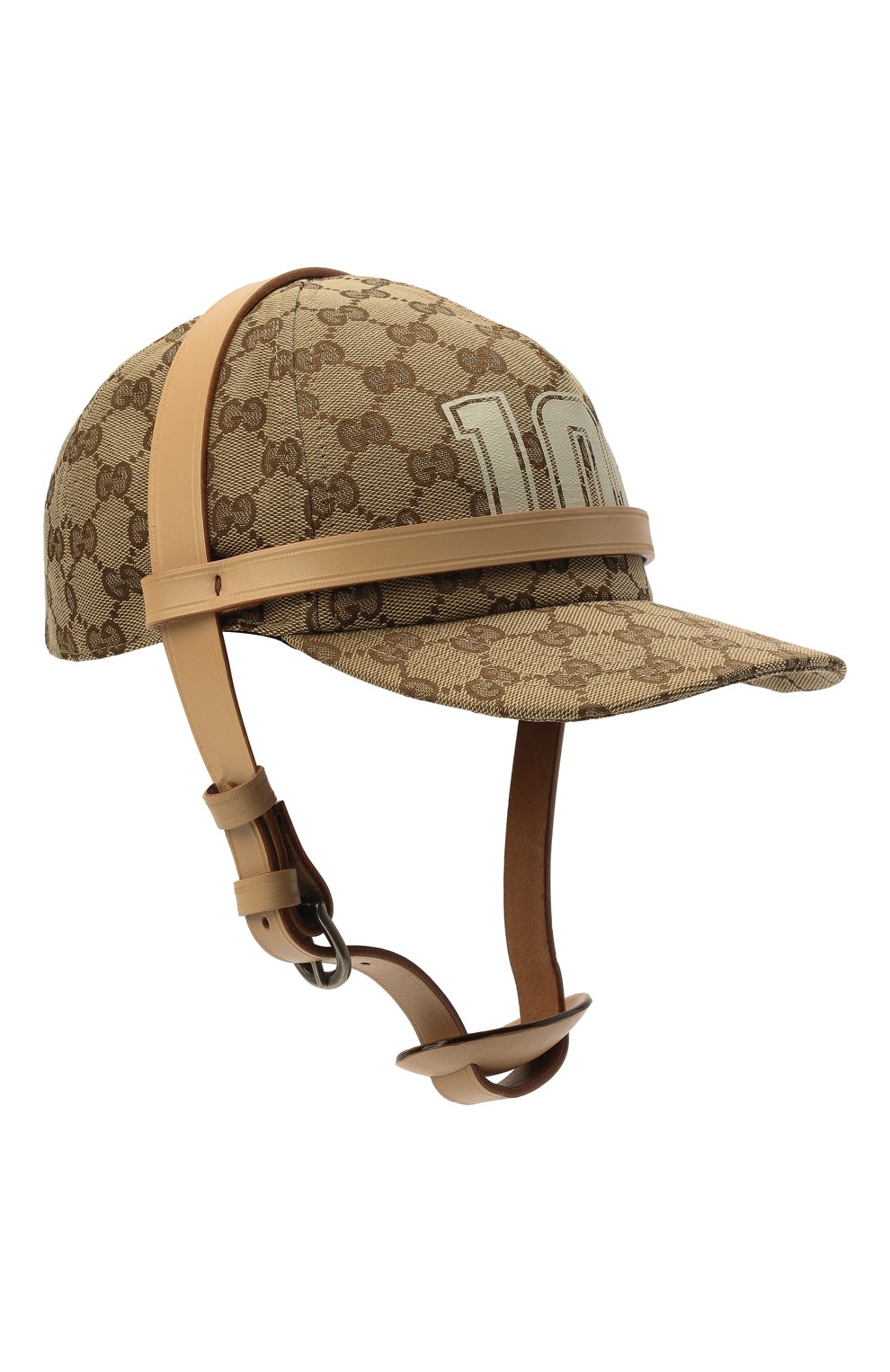 Мужской бейсболка GUCCI бежевого цвета, арт. 679178/4HAL2 | Фото 1 (Материал: Текстиль, Синтетический материал)