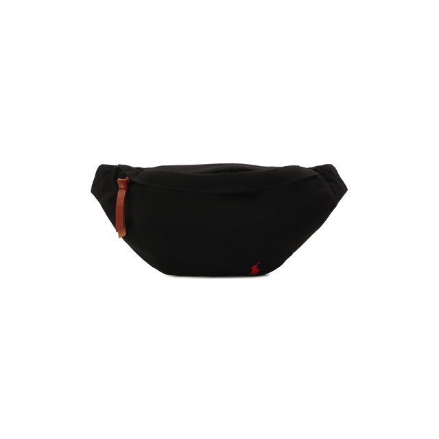 Текстильная поясная сумка Polo Ralph Lauren 405842687, цвет чёрный, размер NS