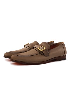 Мужские замшевые лоферы SANTONI бежевого цвета по цене 63650 руб., арт. MCHG17970LC3SRVRE82 | Фото 1 Мужские замшевые лоферы SANTONI бежевого цвета, арт. MCHG17970LC3SRVRE82 | Фото 1 (Материал внешний: Кожа, Замша; Материал внутренний: Натуральная кожа; Стили: Классический; Длина стельки: 27,6, 28, 24,2, 24,7, 25,1, 25,5, 25,9, 26,4, 26,8, 27,2)