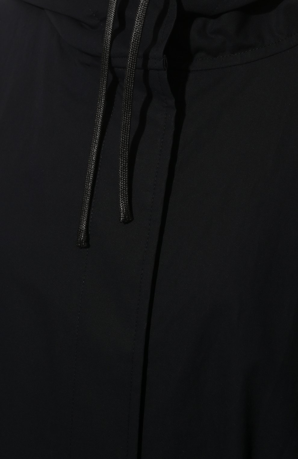 Женский хлопковый дождевик JIL SANDER темно-синего цвета, арт. JSEU430005-WU245036 | Фото 5 (Рукава: Длинные; Длина (верхняя одежда): До колена; Материал внешний: Хлопок; Стили: Спорт-шик; Кросс-КТ: дождевики)