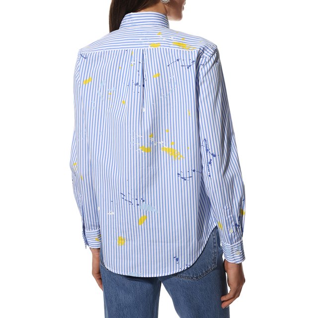 фото Хлопковая рубашка polo ralph lauren