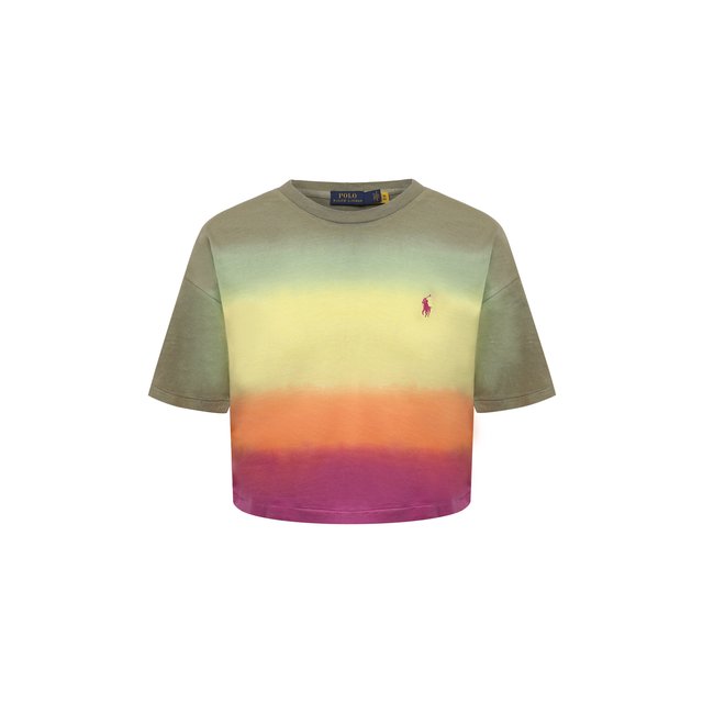 фото Хлопковая футболка polo ralph lauren