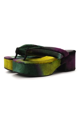 Женские текстильные сабо DRIES VAN NOTEN разноцветного цвета по цене 63500 руб., арт. WS221/281/H20+40/QU713 | Фото 1 Женские текстильные сабо DRIES VAN NOTEN разноцветного цвета, арт. WS221/281/H20+40/QU713 | Фото 1 (Материал внешний: Текстиль; Материал внутренний: Текстиль; Каблук тип: Устойчивый; Каблук высота: Высокий; Подошва: Платформа)