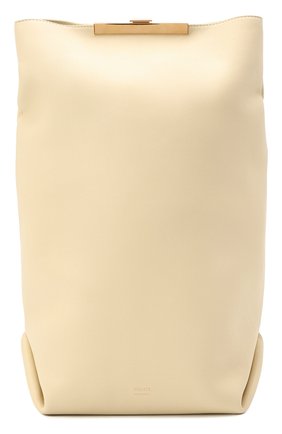 Женский рюкзак iris KHAITE кремвого цвета, арт. H2007-735/IRIS | Фото 1 (Размер: medium; Материал: Натуральная кожа; Стили: Кэжуэл)