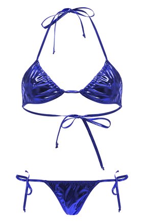 Женский раздельный купальник LISA MARIE FERNANDEZ синего цвета, арт. 2022RES197 RNPVC | Фото 1 (Материал внешний: Синтетический материал; Женское Кросс-КТ: Раздельные купальники)