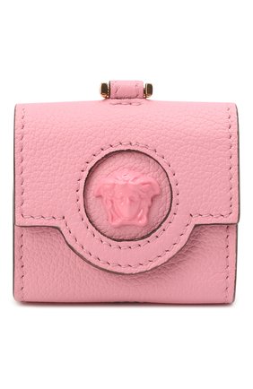 Кожаный чехол la medusa для airpods pro VERSACE розового цвета по цене 35300 руб., арт. 1003446/DVIT2T | Фото 1 Кожаный чехол la medusa для airpods pro VERSACE розового цвета, арт. 1003446/DVIT2T | Фото 1 (Женское Кросс-КТ: Кожа AirPods; Материал: Натуральная кожа)