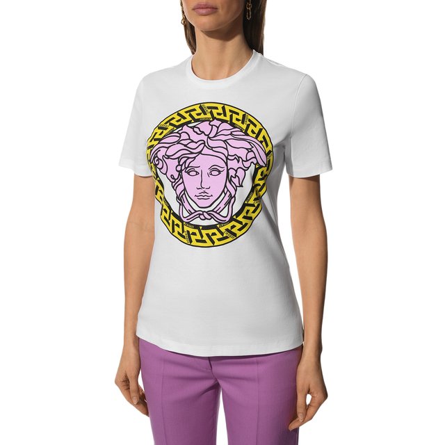 фото Хлопковая футболка versace