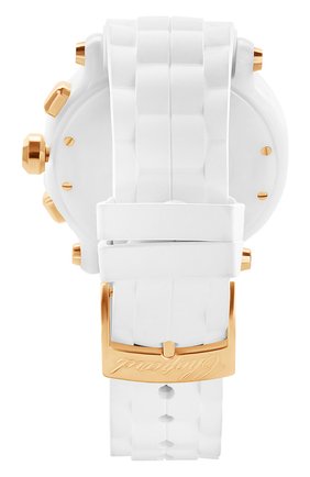 Женские часы happy sport chrono CHOPARD бесцветного цвета по цене 3024000 руб., арт. 288515-9002 | Фото 2 Женские часы happy sport chrono CHOPARD бесцветного цвета, арт. 288515-9002 | Фото 2 (Механизм: Кварц; Материал корпуса: Розовое золото; Цвет циферблата: Белый)