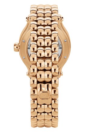 Женские часы happy sport CHOPARD бесцветного цвета, арт. 275362-5005 | Фото 2 (Механизм: Автомат; Материал корпуса: Розовое золото; Цвет циферблата: Серебристый)