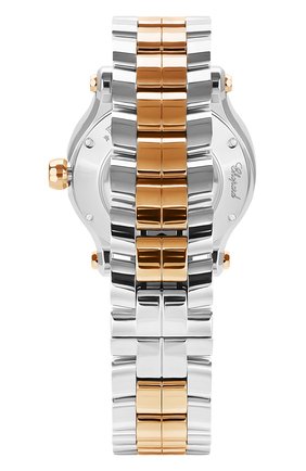 Женские часы happy sport CHOPARD бесцветного цвета по цене 2656800 руб., арт. 278573-6021 | Фото 2 Женские часы happy sport CHOPARD бесцветного цвета, арт. 278573-6021 | Фото 2 (Механизм: Автомат; Цвет циферблата: Перламутровый; Материал корпуса: Сталь и розовое золото)