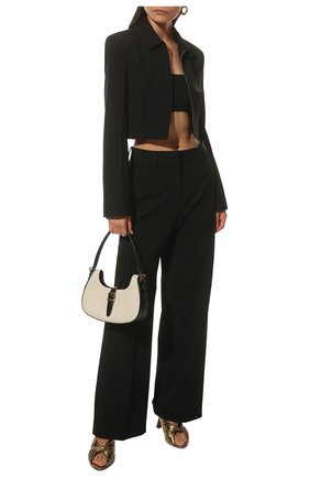 Женские кожаные мюли drapy BALENCIAGA золотого цвета по цене 443000 тенге, арт. 617574/WBBI0 | Фото 2 Женские кожаные мюли drapy BALENCIAGA золотого цвета, арт. 617574/WBBI0 | Фото 2 (Материал внешний: Кожа; Материал внутренний: Натуральная кожа; Каблук тип: Шпилька; Каблук высота: Средний)