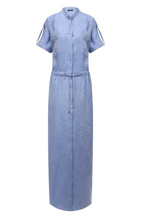 Женское льняное платье KITON голубого цвета по цене 128000 руб., арт. D53333H06940 | Фото 1 Женское льняное платье KITON голубого цвета, арт. D53333H06940 | Фото 1 (Рукава: Короткие; Длина Ж (юбки, платья, шорты): Макси; Материал внешний: Лен; Стили: Кэжуэл; Случай: Повседневный; Женское Кросс-КТ: Платье-одежда)