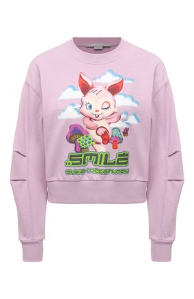 Женский хлопковый свитшот STELLA MCCARTNEY розового цвета по цене 56450 руб., арт. 604390/SPW43 | Фото 1 Женский хлопковый свитшот STELLA MCCARTNEY розового цвета, арт. 604390/SPW43 | Фото 1 (Рукава: Длинные; Материал внешний: Хлопок, Лиоцелл, Растительное волокно; Длина (для топов): Стандартные; Стили: Спорт-шик; Женское Кросс-КТ: Свитшот-одежда)