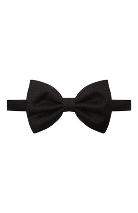 Мужской шелковый галстук-бабочка BRIONI черного цвета, арт. 01L200/P841F | Фото 1 (Материал: Шелк, Текстиль)