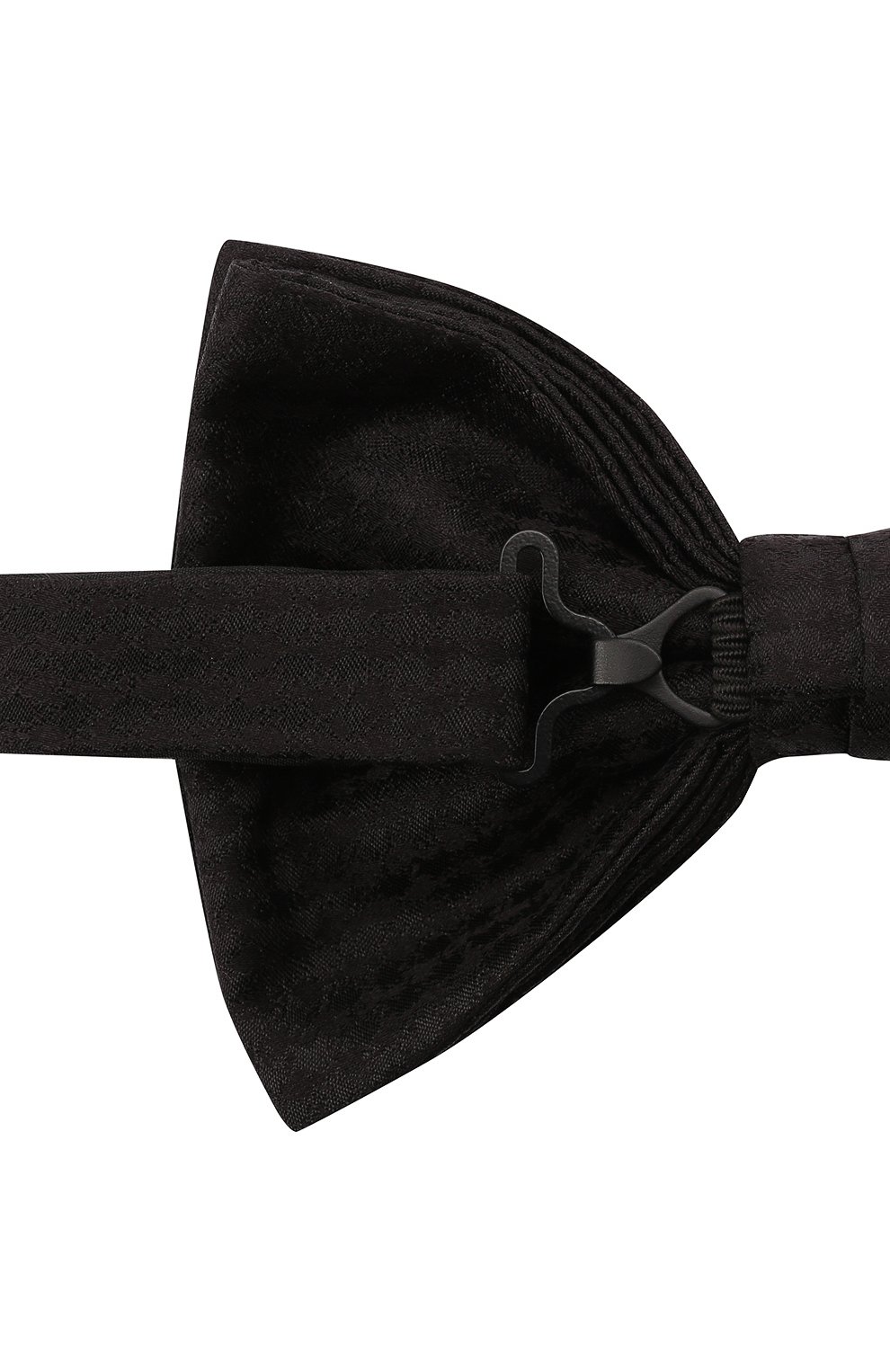 Мужской шелковый галстук-бабочка BRIONI черного цвета, арт. 01L200/P841F | Фото 3 (Материал: Текстиль, Шелк)