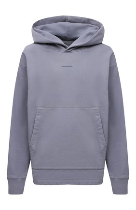 Мужской хлопковое худи ACNE STUDIOS серо-голубого цвета по цене 43500 руб., арт. BI0139 | Фото 1 Мужской хлопковое худи ACNE STUDIOS серо-голубого цвета, арт. BI0139 | Фото 1 (Материал внешний: Хлопок; Рукава: Длинные; Длина (для топов): Удлиненные; Мужское Кросс-КТ: Худи-одежда; Принт: Без принта; Стили: Гранж, Спорт-шик)