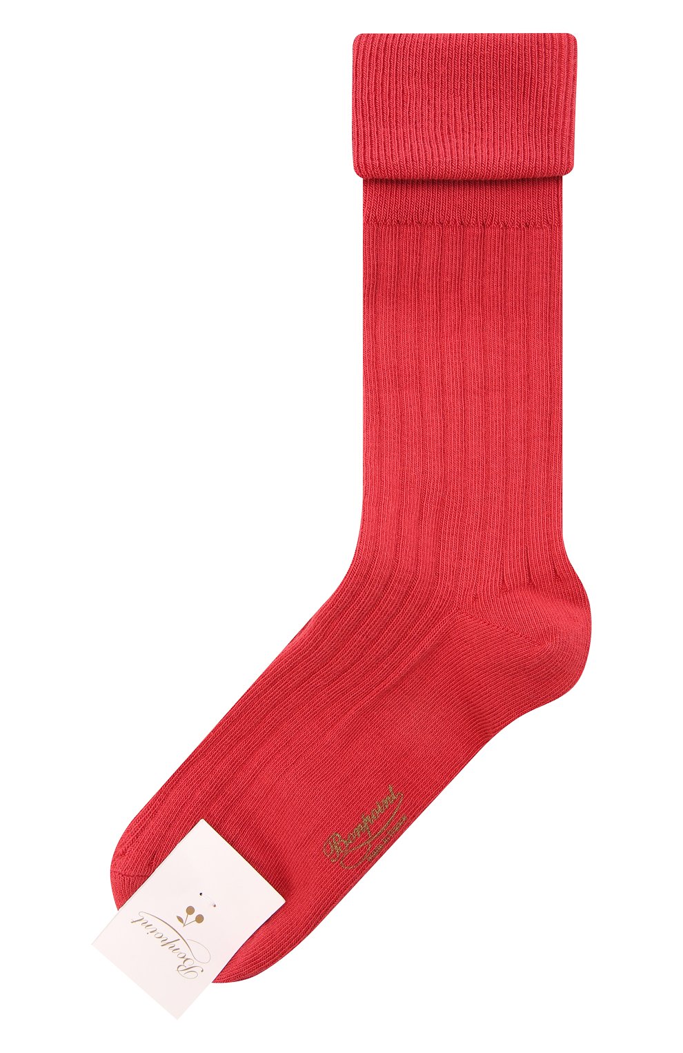 Детские носки BONPOINT красного цвета, арт. H19BGICOTFIF(050A)_540407 | Фото 1 (Материал: Текстиль, Хлопок; Кросс-КТ: Носки)