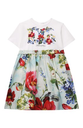Женский комплект из платья и шорт DOLCE & GABBANA разноцветного цвета, арт. L2JD4A/G7B4G | Фото 1