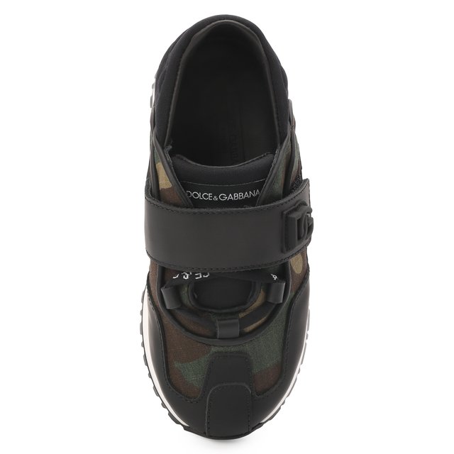 Кожаные кроссовки Dolce & Gabbana DN0159/AQ713 Фото 4