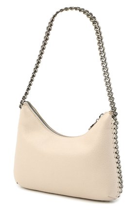 Женская сумка falabella STELLA MCCARTNEY кремвого цвета по цене 74250 руб., арт. 7B0001/W8719 | Фото 4 Женская сумка falabella STELLA MCCARTNEY кремвого цвета, арт. 7B0001/W8719 | Фото 4 (Сумки-технические: Сумки top-handle; Материал: Текстиль; Размер: small)