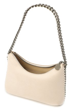 Женская сумка falabella STELLA MCCARTNEY кремвого цвета по цене 74250 руб., арт. 7B0001/W8719 | Фото 5 Женская сумка falabella STELLA MCCARTNEY кремвого цвета, арт. 7B0001/W8719 | Фото 5 (Сумки-технические: Сумки top-handle; Материал: Текстиль; Размер: small)