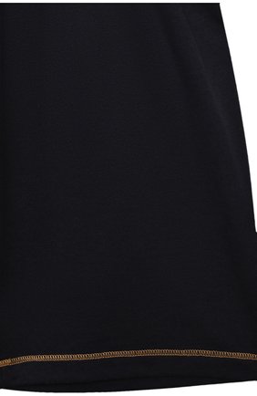 Женская хлопковая пижама LA PERLA темно-синего цвета, арт. 70352/2A-6A | Фото 7 (Рукава: Короткие; Материал внешний: Хлопок)