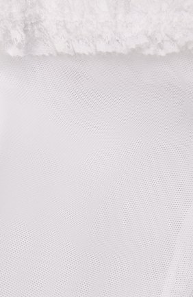 Детские носки LA PERLA белого цвета, арт. 42233/3-6 | Фото 2 (Материал: Синтетический материал, Текстиль; Кросс-КТ: Носки)