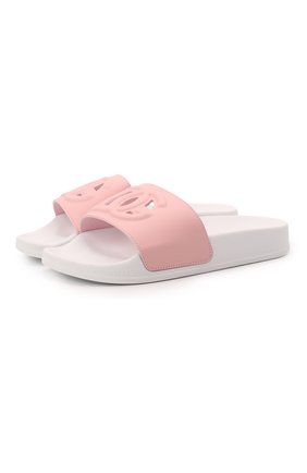 Детский кожаные шлепанцы DOLCE & GABBANA розового цвета по цене 20900 руб., арт. D11031/A1735/29-36 | Фото 1 Детский кожаные шлепанцы DOLCE & GABBANA розового цвета, арт. D11031/A1735/29-36 | Фото 1 (Материал внешний: Кожа; Материал внутренний: Натуральная кожа)