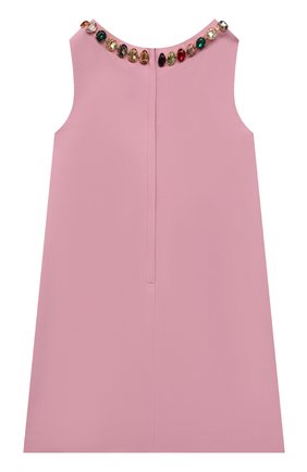Детское платье DOLCE & GABBANA розового цвета по цене 120500 руб., арт. L59D79/G7CI5/8-14 | Фото 2 Детское платье DOLCE & GABBANA розового цвета, арт. L59D79/G7CI5/8-14 | Фото 2 (Рукава: Короткие; Материал внешний: Синтетический материал, Вискоза; Материал подклада: Шелк; Девочки Кросс-КТ: Платье-одежда; Случай: Вечерний; Ростовка одежда: 8 лет | 128 см, 10 - 11 лет | 140 - 146см)