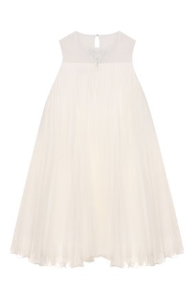 Детское платье MARCHESA KIDS COUTURE кремвого цвета по цене 129000 руб., арт. MKAB002 TS0048/10A-16A | Фото 2 Детское платье MARCHESA KIDS COUTURE кремвого цвета, арт. MKAB002 TS0048/10A-16A | Фото 2 (Рукава: Короткие; Материал подклада: Синтетический материал; Материал внешний: Синтетический материал; Девочки Кросс-КТ: Платье-одежда; Случай: Вечерний)