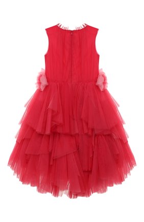 Детское платье MARCHESA KIDS COUTURE фуксия цвета по цене 141500 руб., арт. MKAB013 TS0048/10A-16A | Фото 2 Детское платье MARCHESA KIDS COUTURE фуксия цвета, арт. MKAB013 TS0048/10A-16A | Фото 2 (Материал подклада: Вискоза; Рукава: Короткие; Материал внешний: Синтетический материал; Девочки Кросс-КТ: Платье-одежда; Случай: Вечерний)