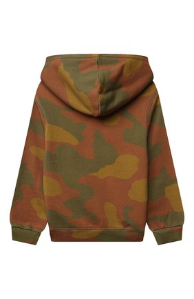 Детский хлопковое худи DSQUARED2 хаки цвета по цене 24750 руб., арт. DQ0823-D0026 | Фото 2 Детский хлопковое худи DSQUARED2 хаки цвета, арт. DQ0823-D0026 | Фото 2 (Материал внешний: Хлопок; Рукава: Длинные; Мальчики Кросс-КТ: Худи-одежда)