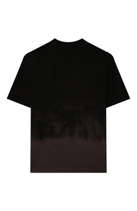 Детская хлопковая футболка DIESEL черного цвета, арт. J00579-KYASV | Фото 2 (Материал внешний: Хлопок; Рукава: Короткие; Мальчики Кросс-КТ: Футболка-одежда)