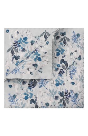 Мужской шелковый платок ETON серо-голубого цвета, арт. A000 33262 | Фото 1 (Материал: Шелк, Текстиль)