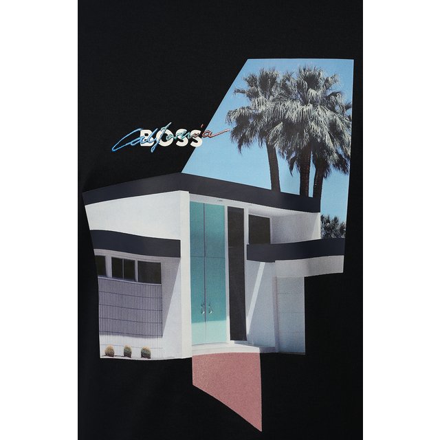 фото Хлопковая футболка boss