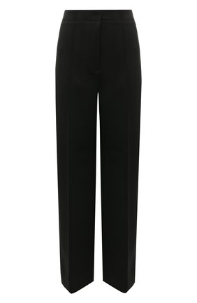 Женские брюки THE ROW черного цвета, арт. 6026K314 | Фото 1 (Силуэт Ж (брюки и джинсы): Широкие; Длина (брюки, джинсы): Стандартные; Женское Кросс-КТ: Брюки-одежда; Материал внешний: Синтетический материал; Стили: Кэжуэл)