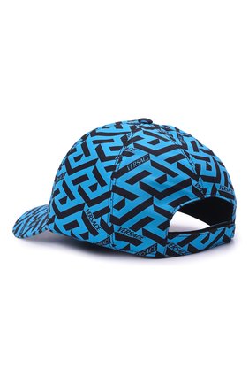 Мужской бейсболка VERSACE голубого цвета по цене 42600 руб., арт. 1001590/1A03008 | Фото 3 Мужской бейсболка VERSACE голубого цвета, арт. 1001590/1A03008 | Фото 3 (Материал: Текстиль, Синтетический материал)