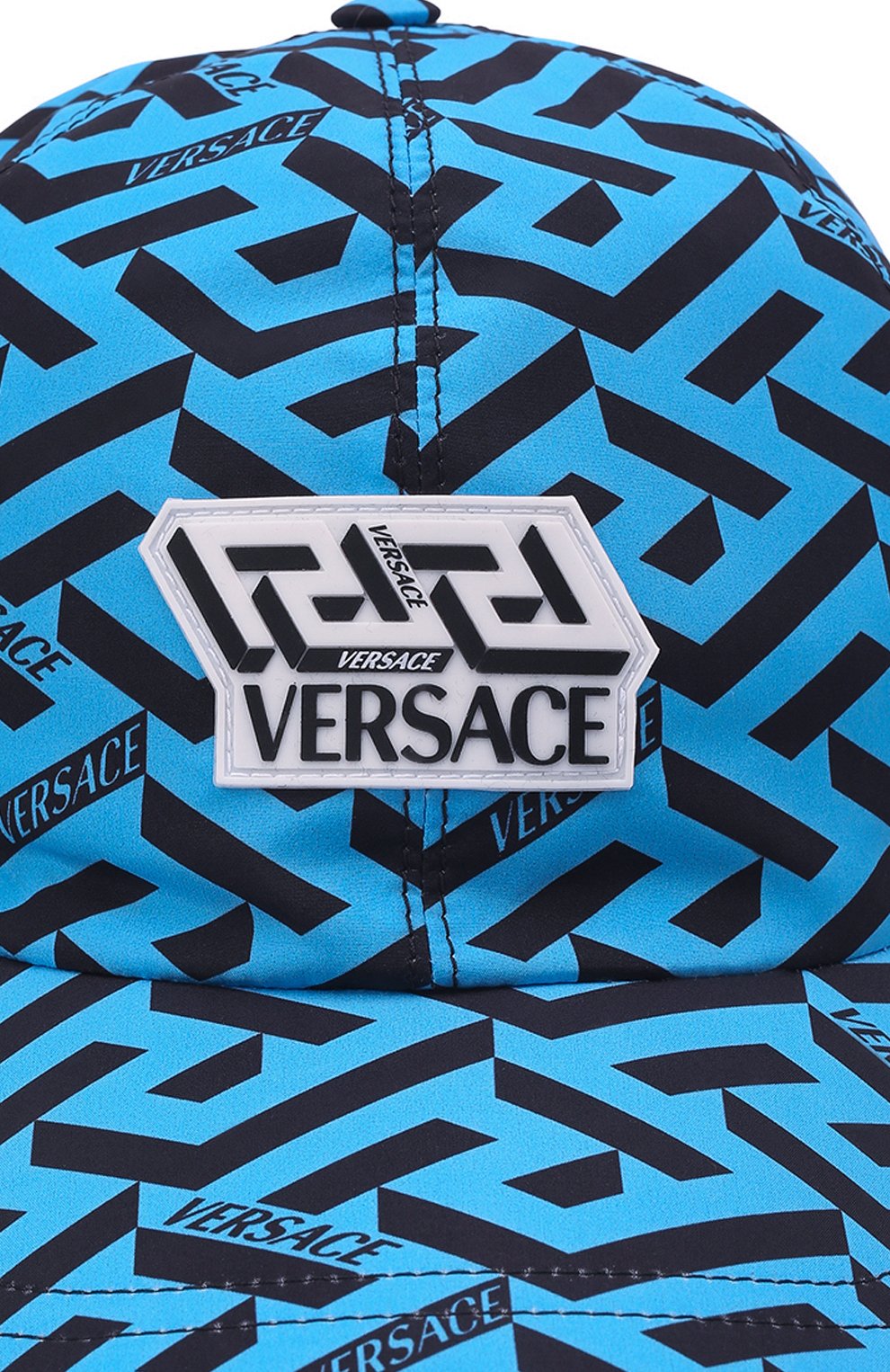 Мужской бейсболка VERSACE голубого цвета по цене 42600 руб., арт. 1001590/1A03008 | Фото 4 Мужской бейсболка VERSACE голубого цвета, арт. 1001590/1A03008 | Фото 4 (Материал: Текстиль, Синтетический материал)